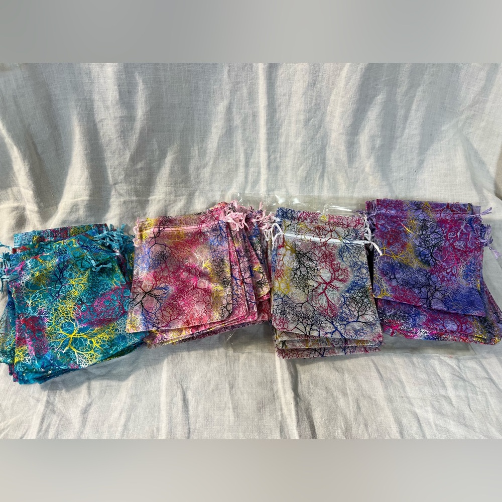 Gift bags Colorful 10”x5” reusable